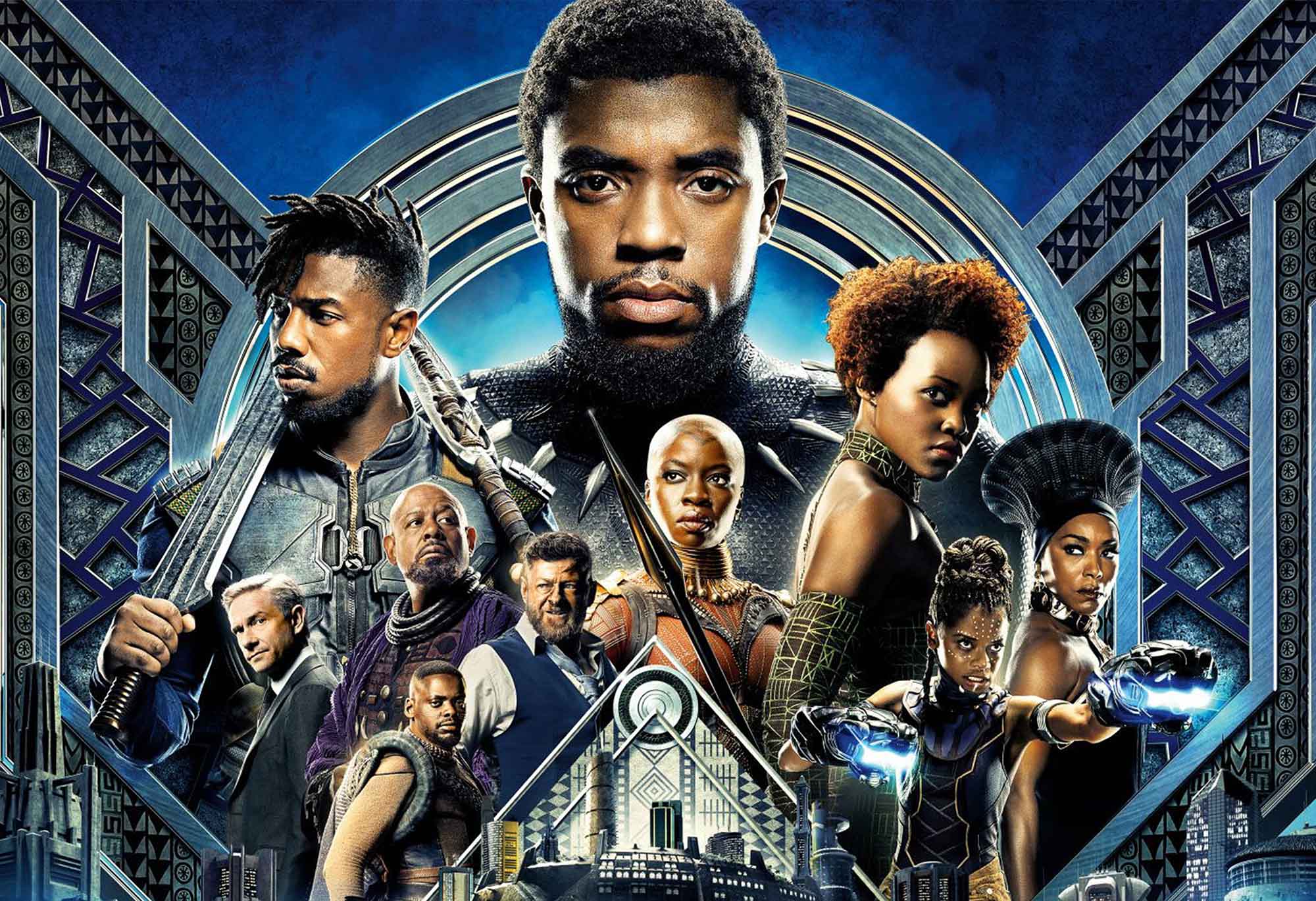 Black Panther Movie Scene 13" x 19" Action Figure Backdrop Photo Poster 02 - Gold Record Outlet Album and Disc Collectible Memorabilia